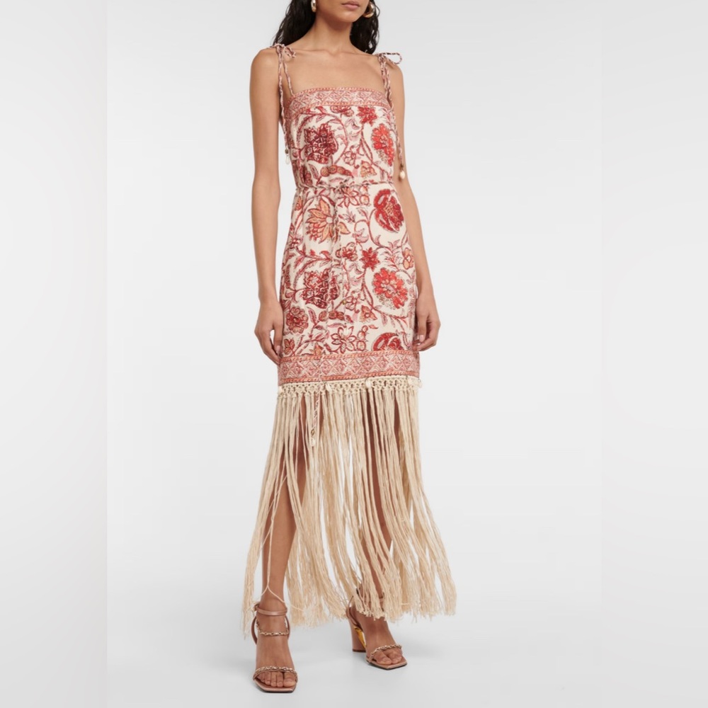 Zimmermann Vitali Fringe Dress, size 2